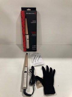 Remington Shine Therapy 1/2 1" Tapered Curling Wand Argan Oil & Keratin Infused