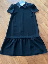 Red Valentino Black Short Sleeve Dress