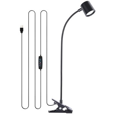 Desk Lamp,USB Clip On Light,Book Lights for Reading at Night,3 Color Modes,10...