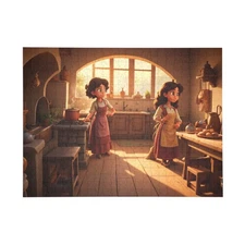 Cozy Kitchen Sisters Puzzle 500 Piece | 96–1000 Piece Jigsaw