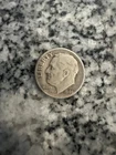 1946 Roosevelt Dime Philadelphia Mint First Year Issue 90% Silver US Coin 10c