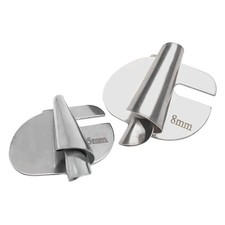 Piedino orlatore arrotolato di ricambio per bordatore pieghevole per