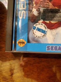 Joe Montana nfl football sega CD CIB