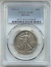1917-S Walking Liberty Half Dollar - Reverse Mint Mark - PCGS XF40