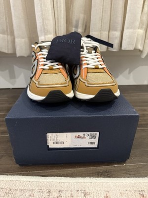 Dior B30 Cream Mesh with Orange and Brown Technical Fabric Low