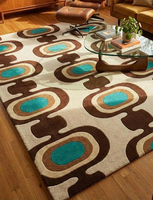 Hand Tufted Wool Rug Luxury Soft Area Rug Modern Handmade Carpet for Living room