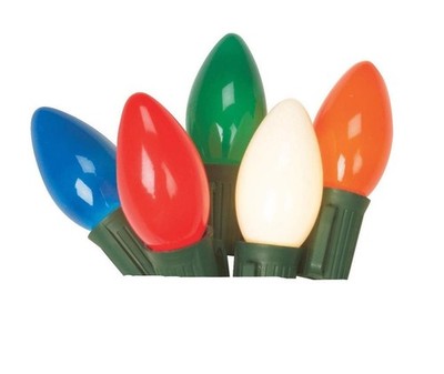 Dobar C9 Vintage Christmas Lights Outdoor Multicolor - Large Old Fashioned C9...