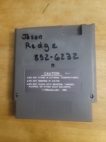 GIOCO NES - Blaster Master testato e autentico Sunsoft - scritta sul retro