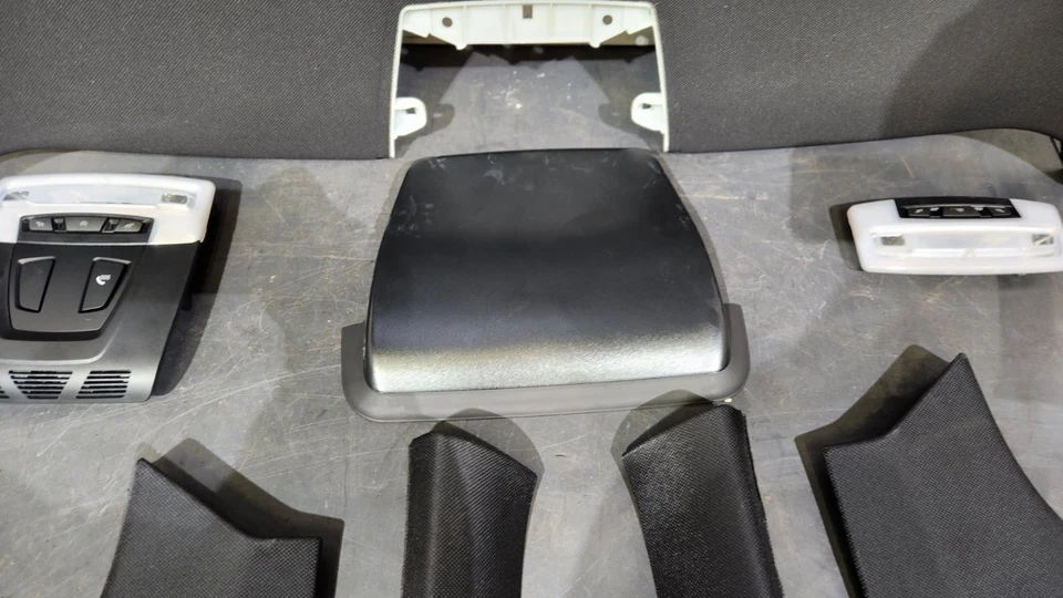 ✅ 12-18 OEM BMW F30 F80 M3 sedán techo negro pilares viseras conjunto antracita * Foto 4 de 4