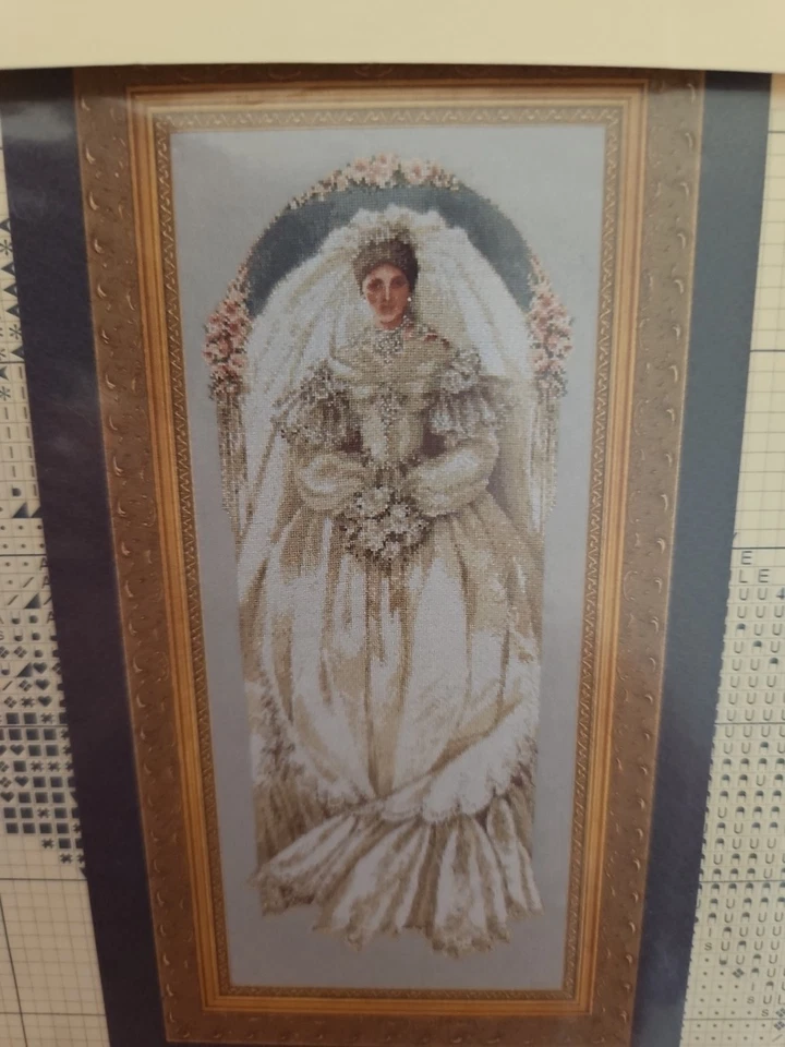 Lavender & Lace WHITE LACE Cross Stitch Pattern by Marilyn Leavitt Imblum L&L40 - Image 2 of 3