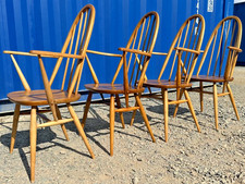 4 Ercol 365A Quaker Dining Armchairs Mid Century Retro Vintage FREE DELIVERY🚚🚚