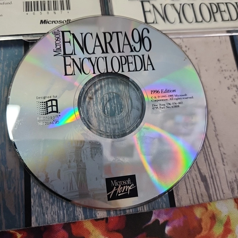 Microsoft Encarta 95 The Complete Interactive Multimedia Encyclopedia for PC CIB - Image 3 of 4