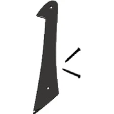 Hy-Ko 4 In. Satin Black Number 1 BK-40/1 Hy-Ko BK-40/1 029069313012 Metal Black