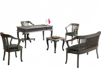BüRomöBel Arbeitszimmer Set Sessel Sofa Couchtisch Schreibtisch Modern Lux 6Tlg