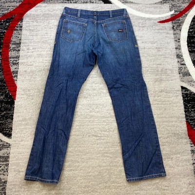Ariat FR Jeans 36 Blue M4 Low Rise Boot Pant CAT Flame Resistant Work 36x36 Mens