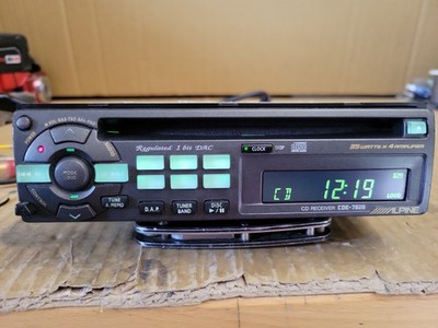 Alpine CDE-7828 Old School CD Player, AM/FM Stereo Tested Working 