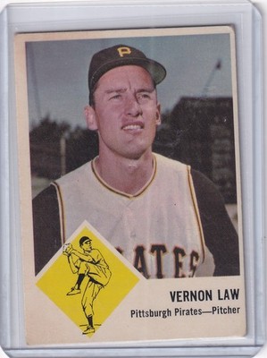 1963 Fleer #58 Vern Law - Pittsburgh Pirates