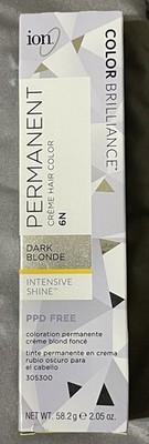 Ion Color Brilliance Permanent Crème Hair Color 6N Dark Blonde Intense Shine