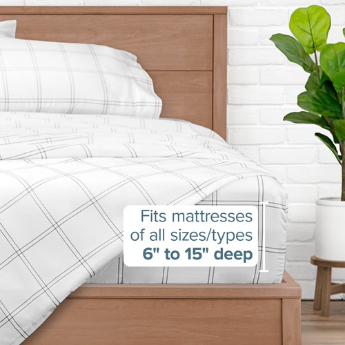 Bare Home 1800 Ultra-Soft Sheet Set Prints - Deep Pockets - Bild 53 von 126