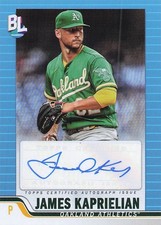 James Kaprielian 2023 Topps Big League #BLA-KAP Oakland Athletics Auto