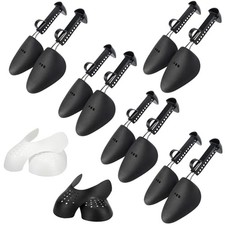 7 Pairs Plastic Shoe Stretchers for Men,Include 5 Pairs Adjustable Length Sho...