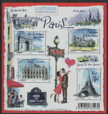 France 2010 Bloc Feuillet F 4514 Capitales Européennes Paris (**)