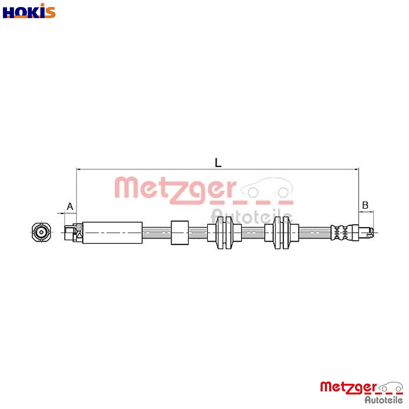 2x ✅Fits METZGER 4110143 BRAKE JOSE ⭐UK Seller⭐ - Image 6