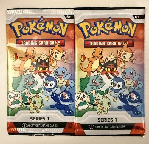 2X First Partner Series 1 Illustration Collection Pokemon Booster Packs