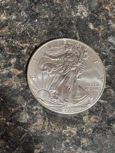 2013 1 oz Silver American Eagle US Mint Walking Liberty 1 Oz .999 Fine Uncirc.
