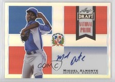 2013 Leaf Metal Draft National Pride Silver Prismatic Miguel Almonte Auto 2u3