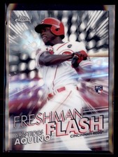 2020 Topps Chrome Freshman Flash Refractor Aristides Aquino Reds FF-2 RC