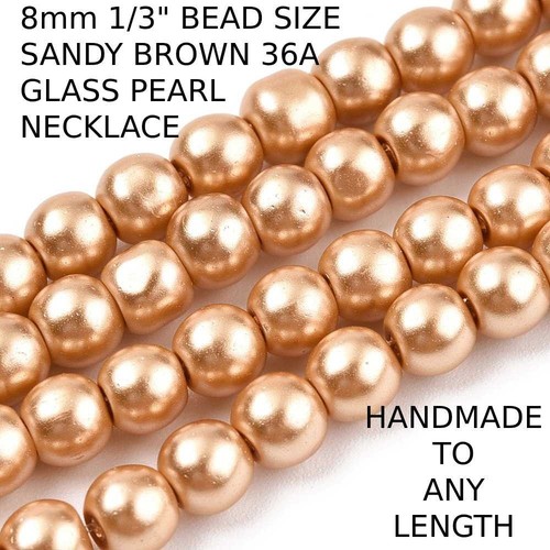 HANDMADE 6mm 1/4" GLASS PEARL ELASTIC STRETCH BRACELET 70+ FASHION COLOURS - Picture 45 of 125