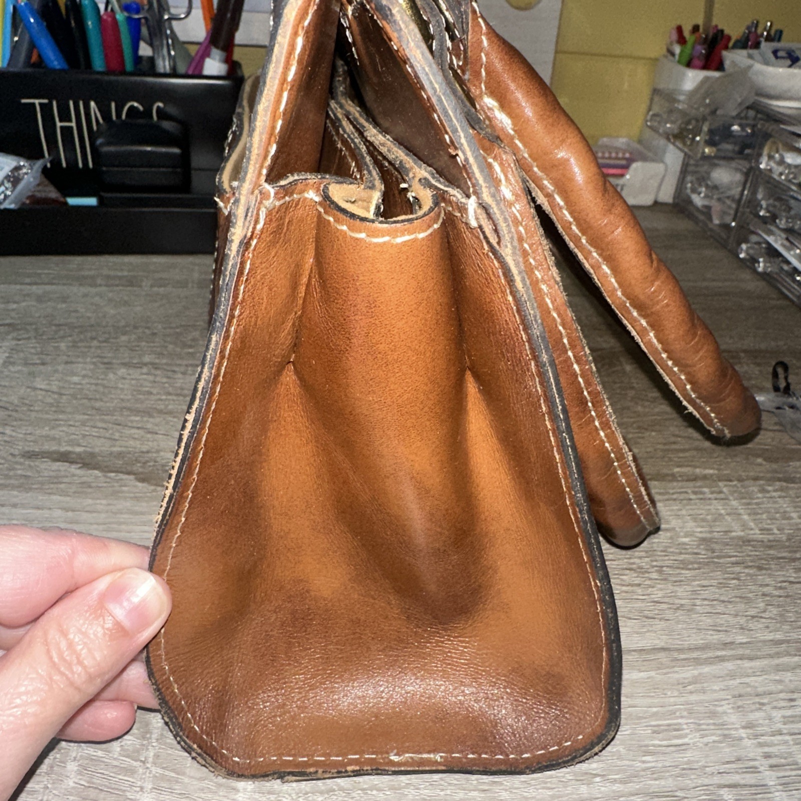 Patricia Nash Handbag Signature Map Collection Ri… - image 8