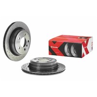 2X Brembo Bremsscheiben 300Mm Gelocht InnenbelÜFtet Hinten Passend FÜR Bmw 3 4
