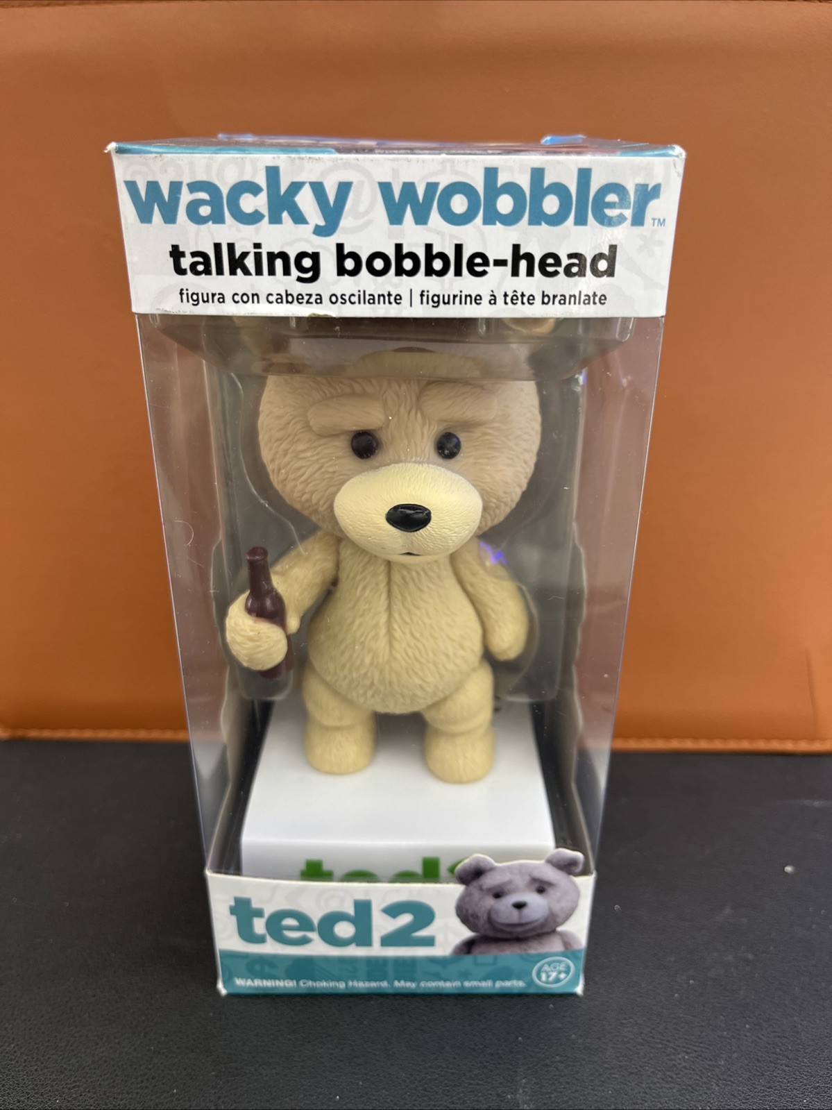 Ted 2 Wacky Wobbler Talking Bobble Head Funko 6 Inch