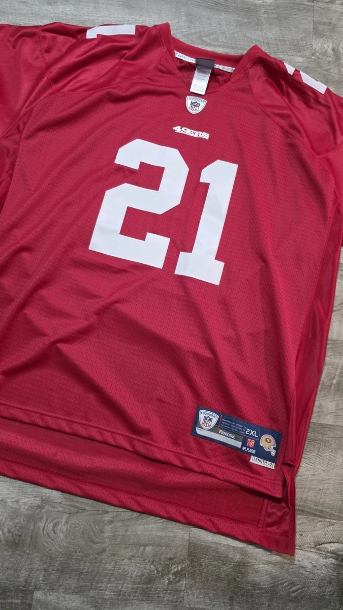 Maillot Super Bowl XLVII – Frank Gore 49ers, Patch Capitaine, Pièce Fan NFL