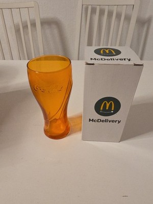 Mc Donalds Coca Cola Glas 2018 Limited Edition Orange NEU & OVP Mc Delivery 