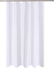 Fabric Shower Curtain Liner 54 X 78 Inches Bath Stall Size, Hotel Quality, Washa