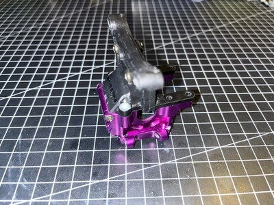 HPI Super RS4 Vorderer Aluminium Getriebeträger unten Front Bulkhead