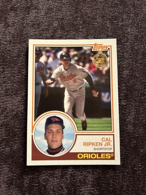 2018 Topps New Era Promo SP Cal Ripken Jr. 1983 Variation #T83-3 Orioles