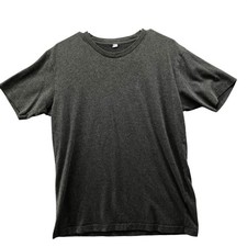 Uniqlo Crewneck T-Shirt Mens M Gray Short Sleeve Cotton-Poly Blend