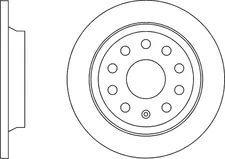 Solid Brake Discs and Pads Rear Proformer PBD8415+PBP7592 fits AUDI VW SEAT