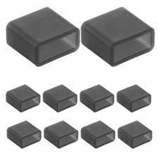  100PCS USB Charging Port Protector - Black Protective USB Interface Dust