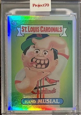 2021 TOPPS PROJECT 70 #838 STAN MUSIAL RAINBOW FOIL 22/70 by KEITH SHORE GPK