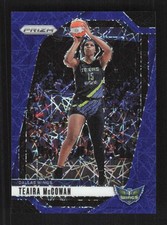 Teaira McCowan 2024 Panini Prizm WNBA Blue Velocity Prizms #105