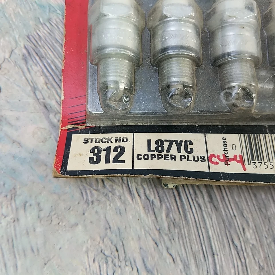 4x Bujías Champion L87YC 312 para Honda Copper Plus reemplaza 98076-56719 NOS Foto 2 de 4
