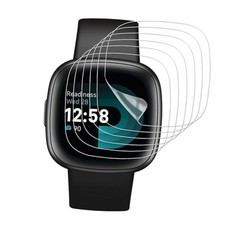 6 Pack TPU Film Screen Protector For Fitbit Versa 4 / Versa 3 / Sense 2 /