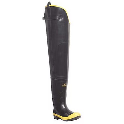 Lacrosse 24009091 Hip Wader, Rubber Upper, Rubber Outsole, Steel Toe, 32 In