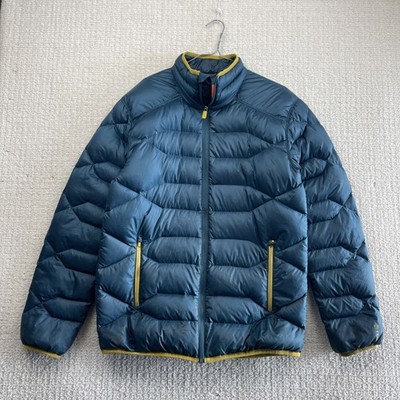 Merrell Down Quilted Puffer Jacket Select Warm Blue Outdoor Gorpcore Men Sz M**