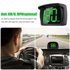 1 Pc Car HUD GPS Speedometer Digital Head Up Display Large LED Universal